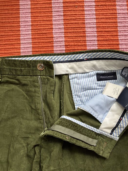 Pantaloni Tomi Hilfiger  velur verde marimea M barbati