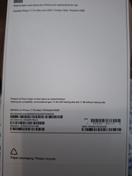 Срочно продам iPhone 17  Pro Max (копия) 
Телефон в отлично
