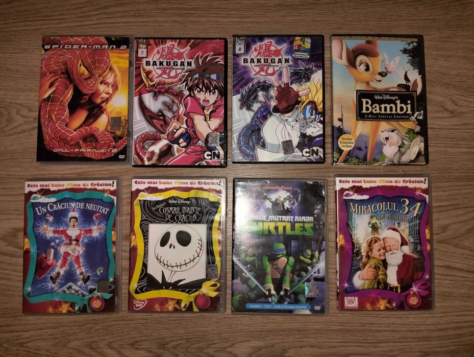 Dvd-uri filme, desene animate , T-Rex Express , Bambi , Spider-Man 2