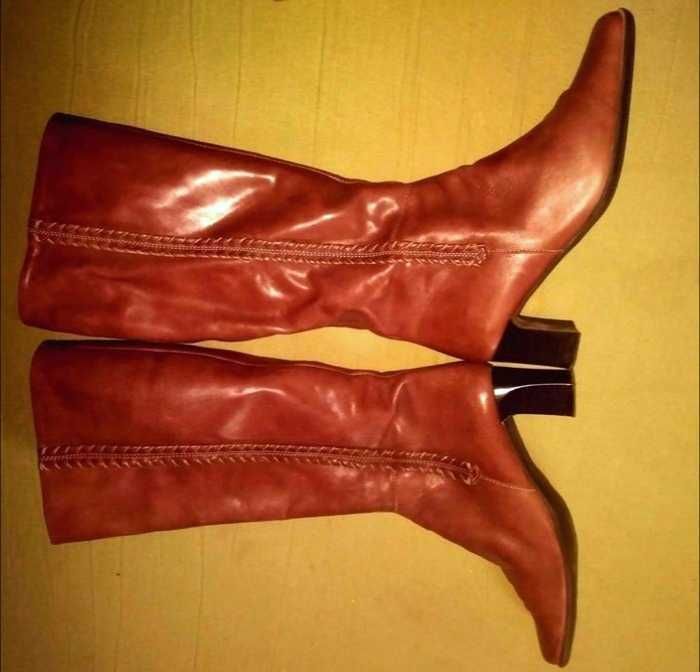 Cizme lungi de la Carla Sellini, mar. 38, piele naturala calitativa