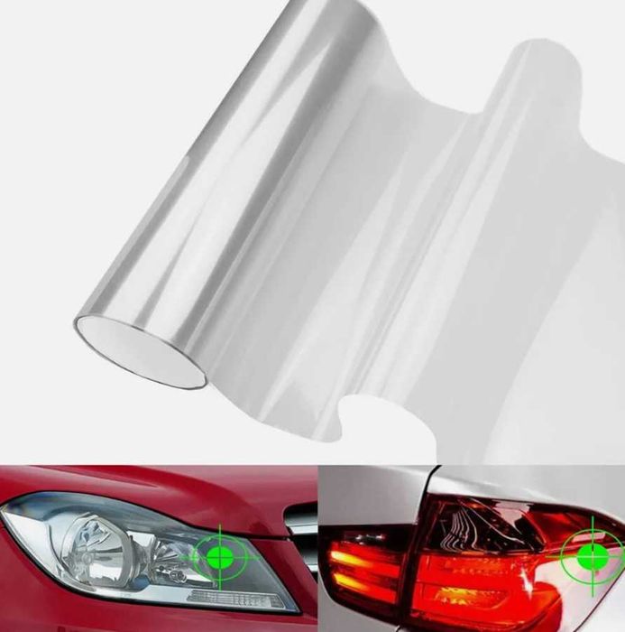 Прозрачно фолио за фарове/стопове - 8 метра/30см.