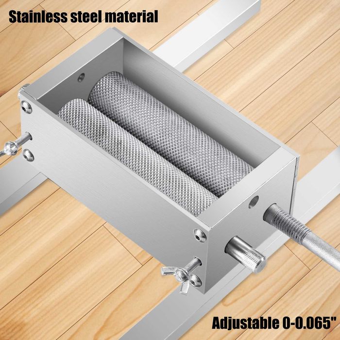 Moara Macinare Malt Bere (homebrew) cu 2 role, ajustabila