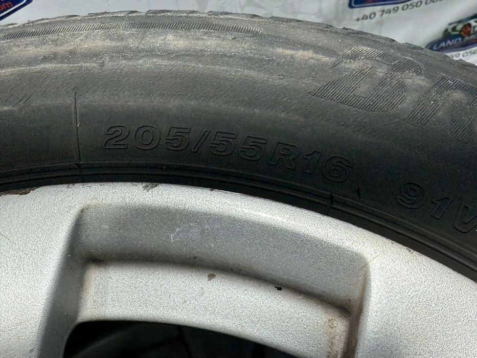 JANTE MERCEDES BENZ R16 / 5x112 / C-Class (W204) / 205/55 R16 91V / 7JX16H2 / ET 43 / + CAUCIUCURI (X4)