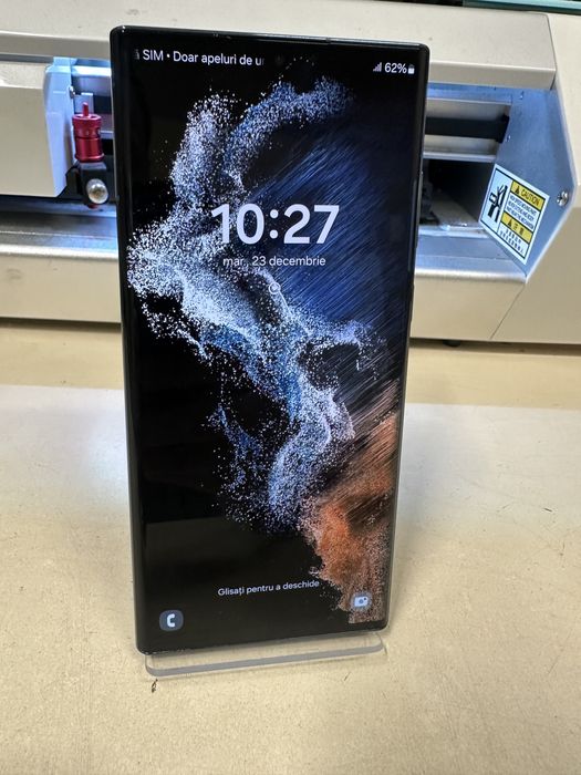 Samsung s22 ultra / 256 gb / 12 gb ram / impecabil/ folie sticla cadou