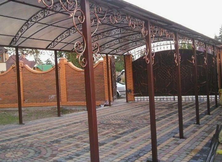 Изготовливаем навесы