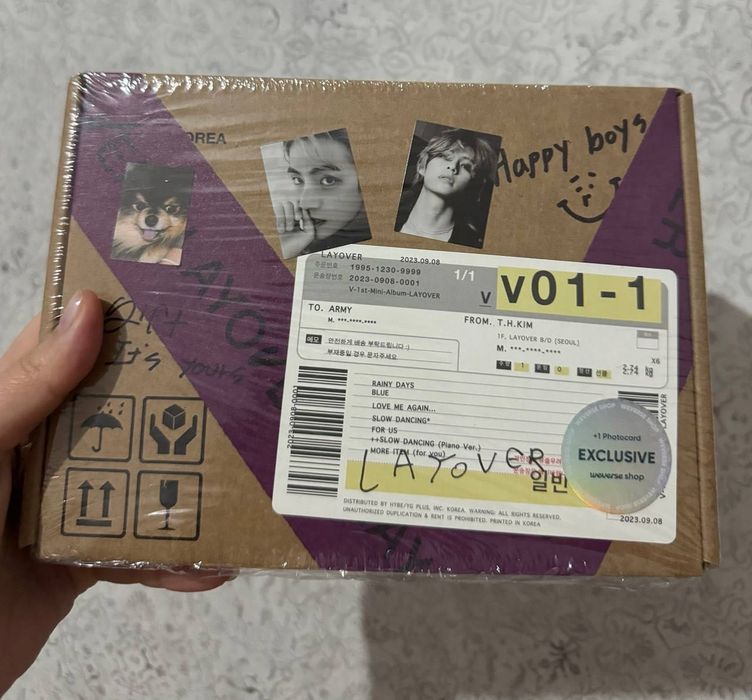 Layover BTS V соло альбом