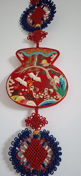 Decorațiune perete brodat din China