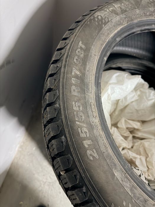 Kumho 215:55/17 шипованые