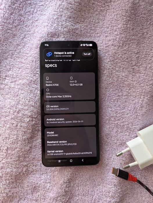 Продам redmi K70E 256gb. (Poco x6 pro)