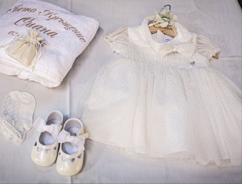 Рокля 80-86см и обувки Mayoral 19р-р