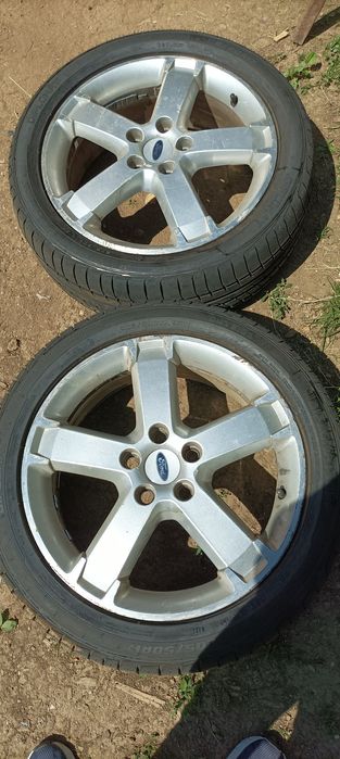 Vând jante aliaj Ford 205/55/R17 cu cauciucuri noi nerulate