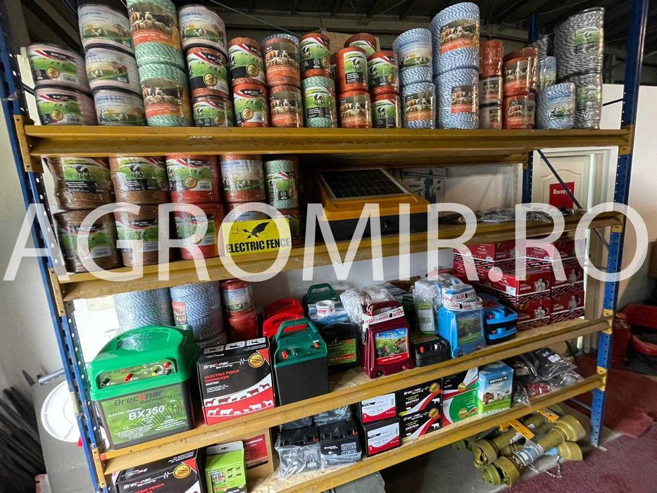 generator impulsuri kit gard electric panou solar baterie sau curent