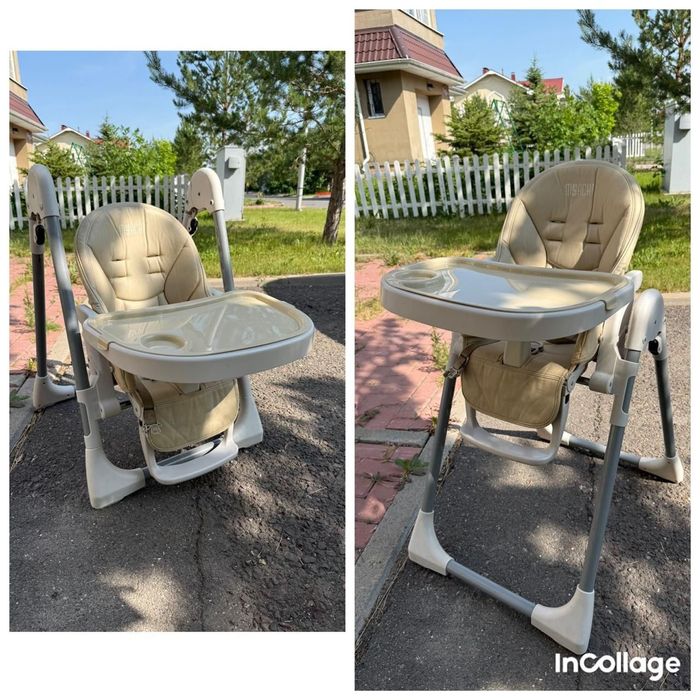 Детская коляска + стульчик для кормления