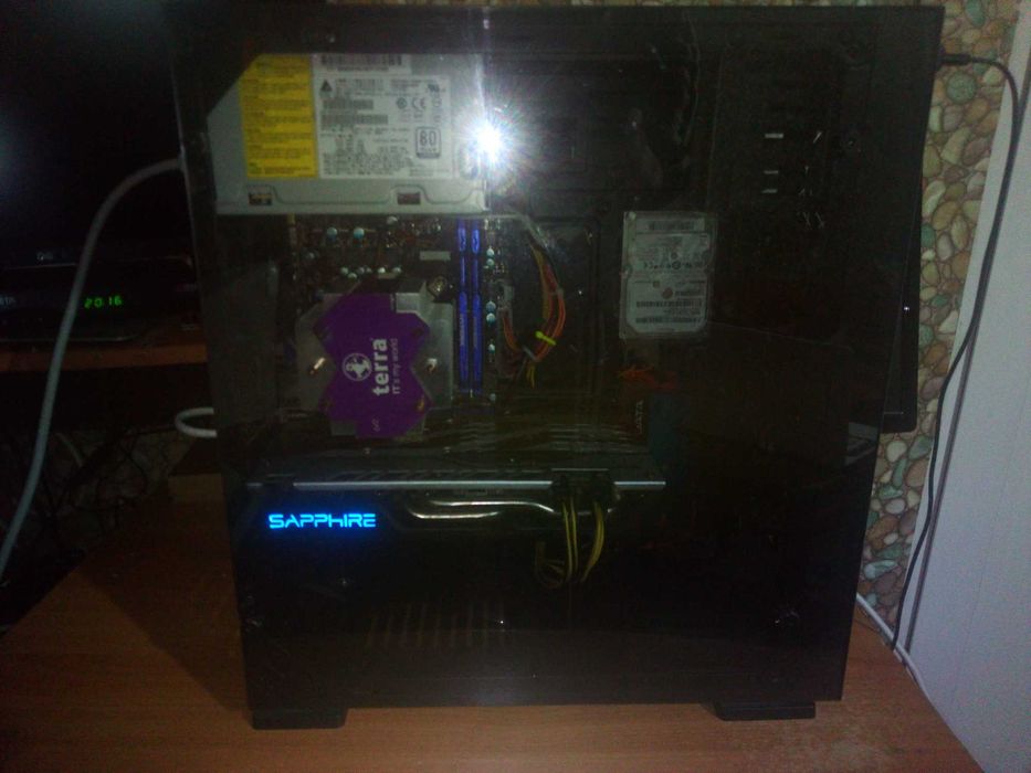 ГеймингPC i7 3770S-4с/8т/RX570-4gb/16gbDDR3/120ssd/1Tbhdd/475PSU