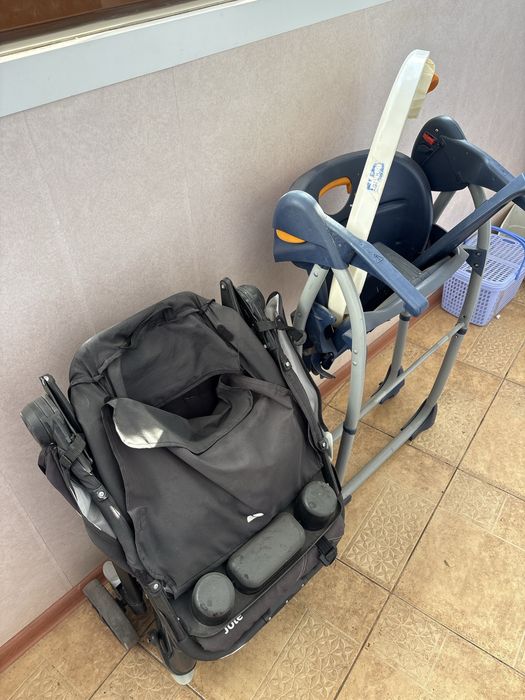 Детский стульчик, коляска санки б/у