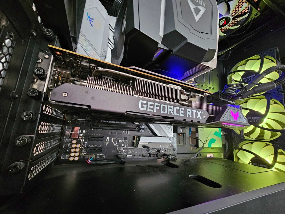 Геймърски PC Р7 5700X, RTX 3080 ASUS TUF, 64GB ddr4, Corsair 1000W