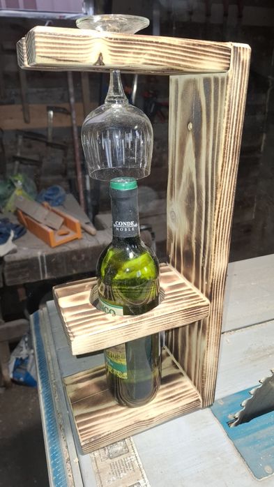 Suport din lemn pt vinuri!