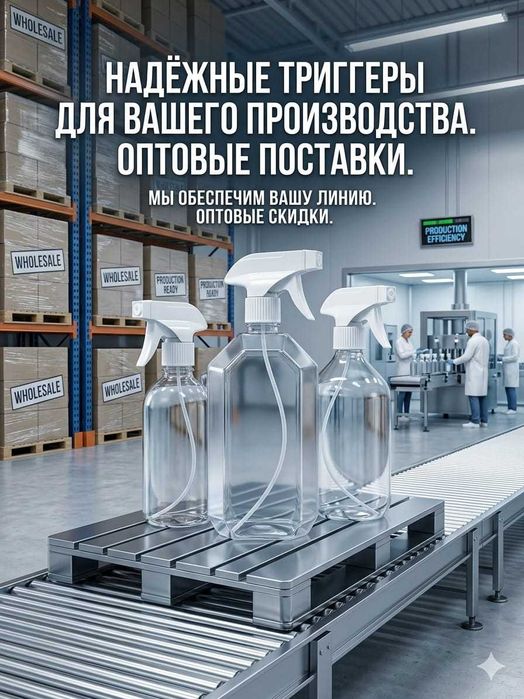 Триггеры-распылители  (черные и белые)
