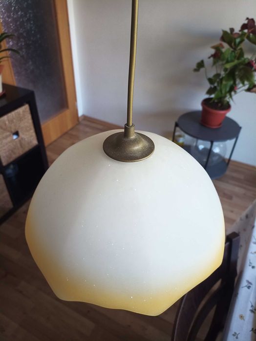 Употребяван абажур със стъклен плафон - Отлично състояние, изгодно