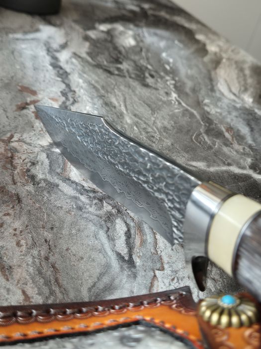 ЛОВЕН нож от дамаска стомана