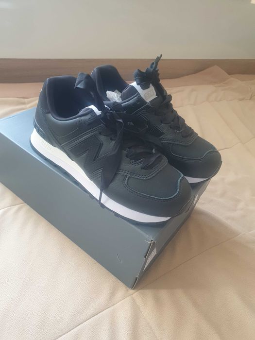 Кожени маратонки "New balance"