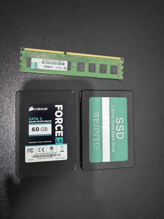 Озу ддр3 4 гб   Ssd 60GB