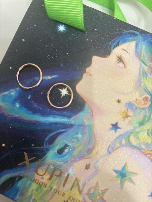 Золотые серьги 585 проба