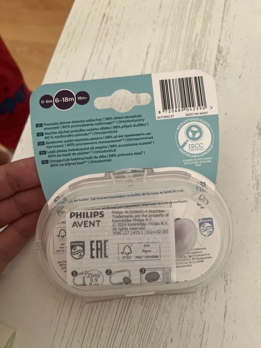 Set  2 suzete Philips Avent