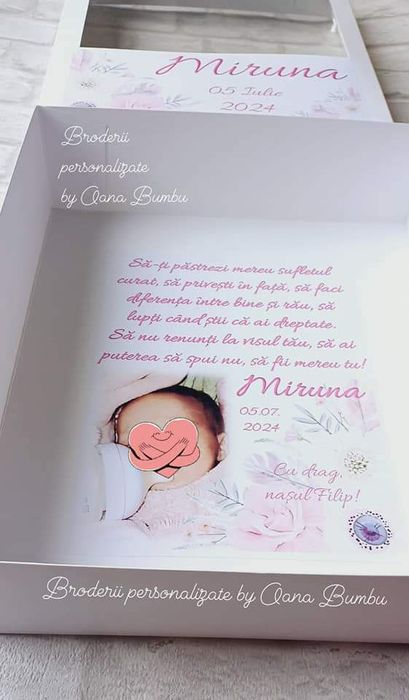 Trusou botez si cutie personalizata