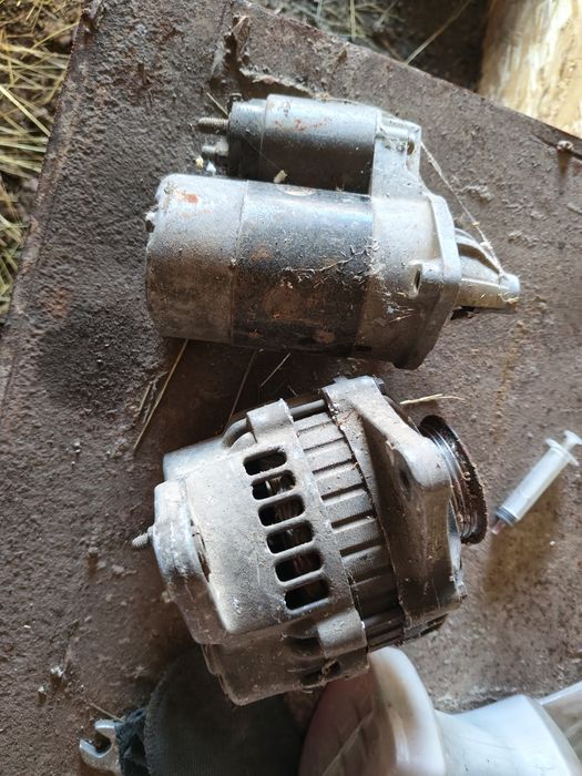 Генератор и стартер от мицубиси рвр привозной