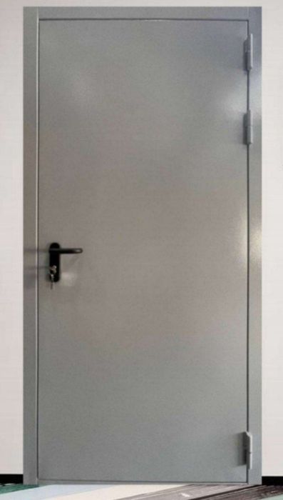 Металлические  противопожарные двери  EL- 60 с сертификатом.