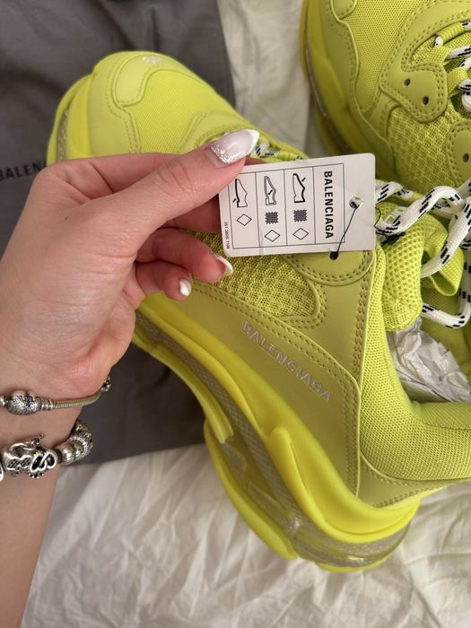 Balenciaga Triple S Neon Yellow
