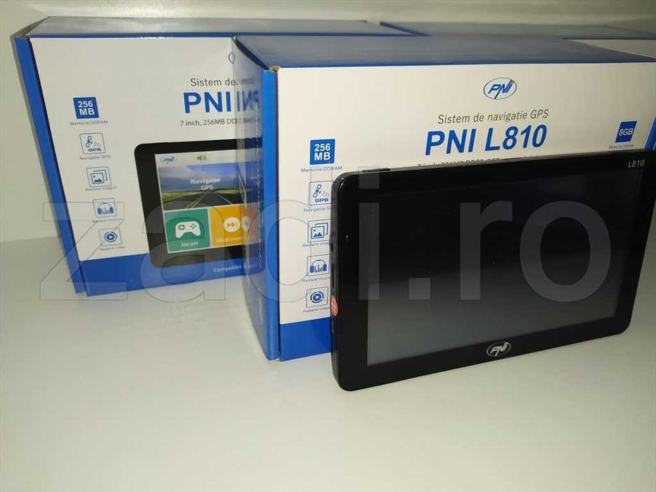 Gps auto-camion - ecran mare 7"-4 softuri camion-harti noi