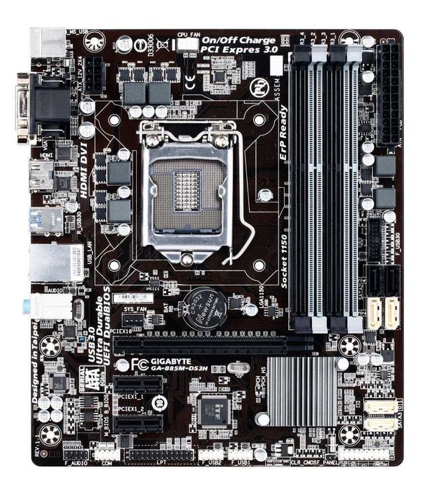 Дъно Дънна платка Gigabyte GA-B85M-DS3H 1150 DDR3