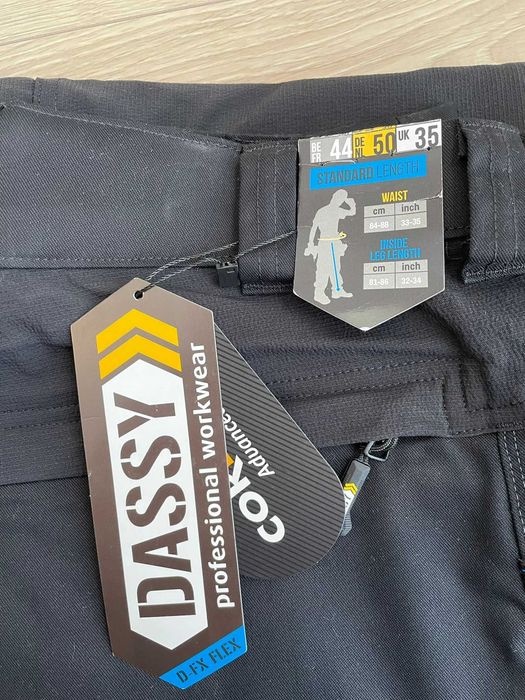 Pantaloni de lucru DASSY Helix, negru, marime 50