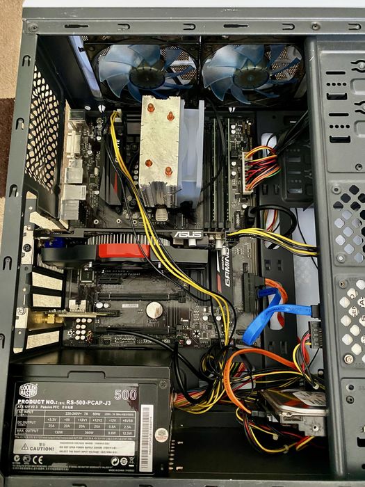 Vand PC Gaming i5-6400, 16GB RAM DDR4, SSD + HDD, GTX 550 Ti, Wi-Fi