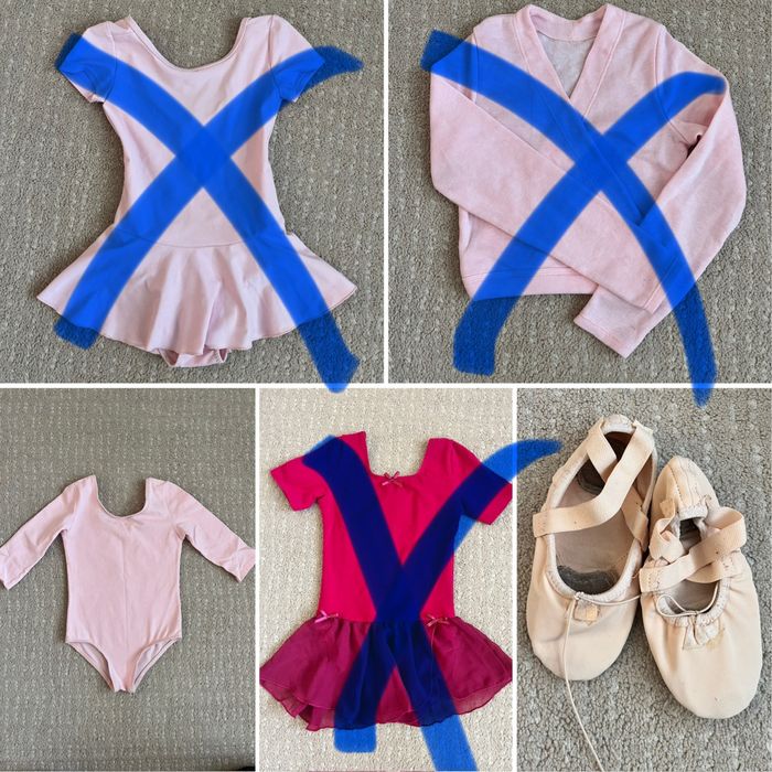 Детско трико жилетка блуза туфли за балет