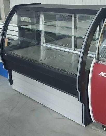 Продам Витринный холодильник серого цвета, Б/у