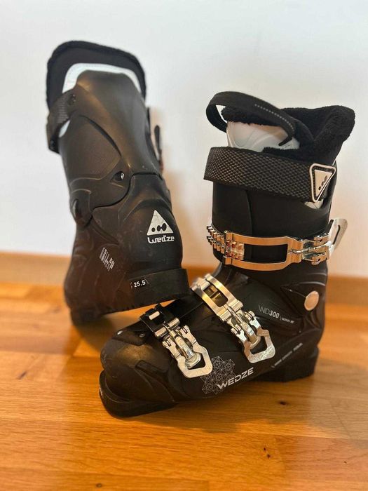 WEDZE Clăpari Schi Wid 300 Negru Damă 25.5 (marime 41)