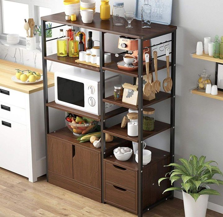 Шкаф сервант с полками для кухни