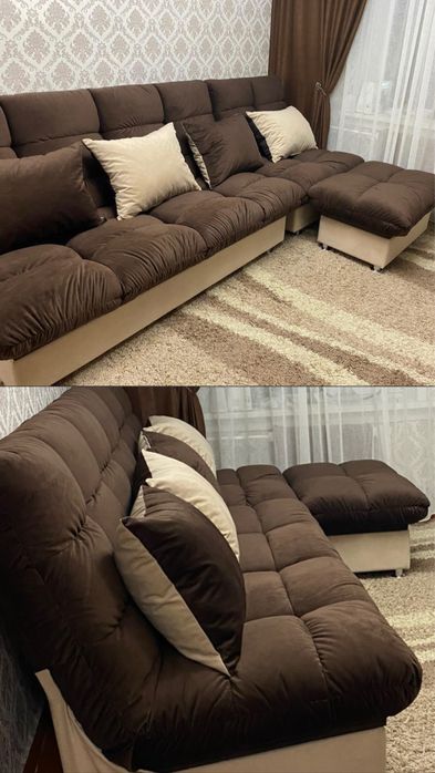 Продам диван (диван, кресло, пуф)