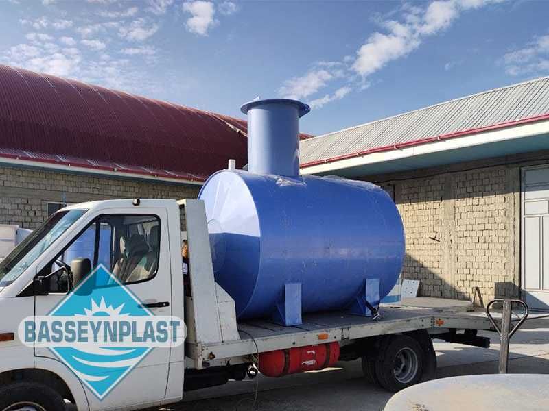 Эко ёмкость для воды 6м3, тонн горизонтальная