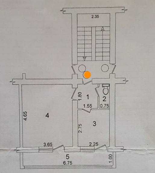Ойбек продается 1 комнатная квартира с арендатором за 650 уе