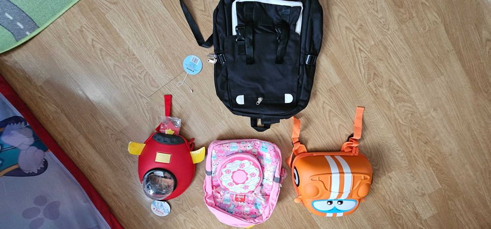 Детски раници нови + раница за лаптоп (15,6) с USB изход