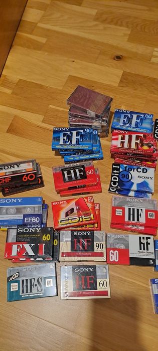 Set 48 casete audio sigilate type 1 sony tdk basf agfa