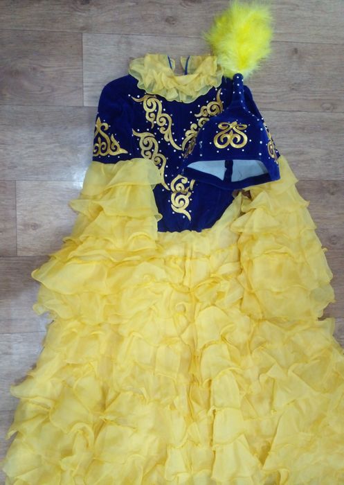 Қазақша көйлек сары