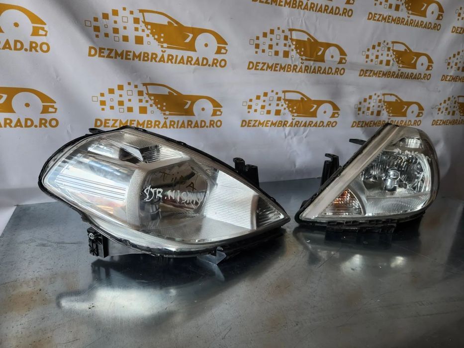 Faruri Far Stanga Dreapta Nissan Tiida Xenon Complete An 2007-2008-2009-2010-2011-2012-2013-2014 Vo