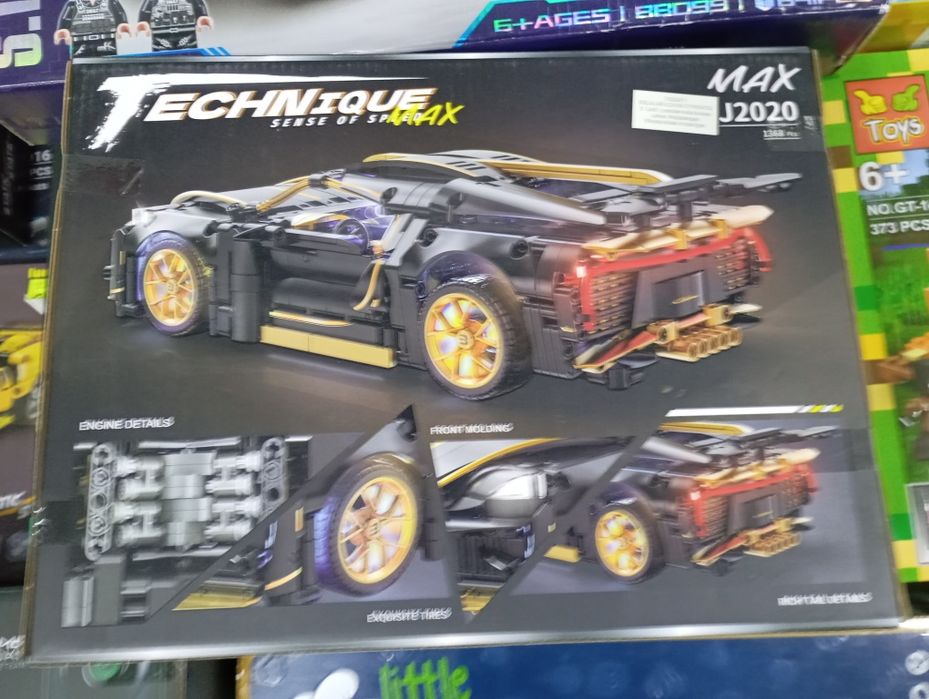 Конструктор лего машина Bugatti Style Technique 1368 деталей / Yangi