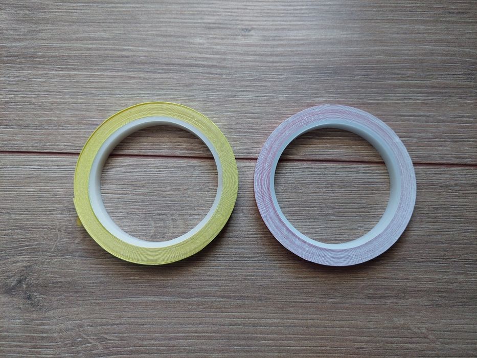 Banda reflectorizanta, galbena, rosie, 5 m, bicicleta, masina, camion