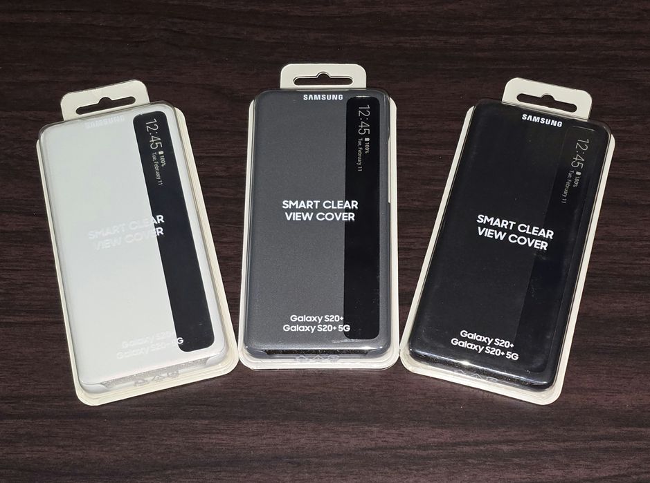 Husa activa originala Samsung Smart Clear View Cover S20 Plus S20+ 5G